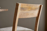 Nkuku Zoha Cotton & Jute Upholstered Dining Chair Natural