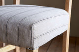 Nkuku Nidhi Linen Upholstered Counter Chair Natural