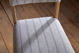 Nkuku Nidhi Linen Upholstered Counter Chair Natural