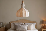 Nkuku Kela Fabric Pendant Off White