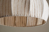 Nkuku Kela Fabric Pendant Off White
