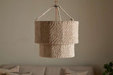 Nkuku Thimba Woven Jute Chandelier Natural