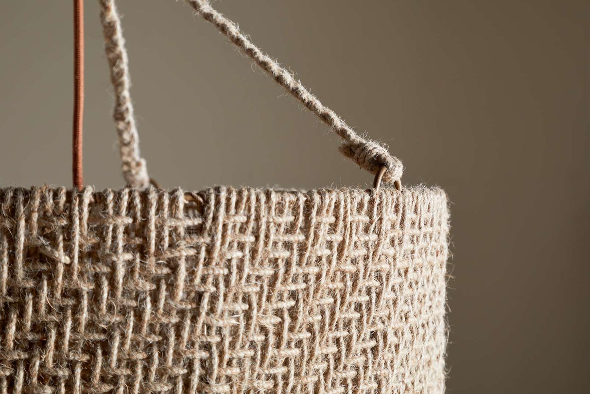 Nkuku Thimba Woven Jute Chandelier Natural