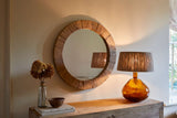 Nkuku Ibo Reclaimed Round Wall Mirror Small