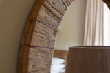 Nkuku Ibo Reclaimed Round Wall Mirror Small