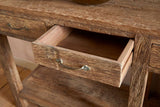 Nkuku Ibo Reclaimed Wood 4 Drawer Console Table Natural