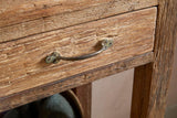 Nkuku Ibo Reclaimed Wood 4 Drawer Console Table Natural