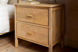 Nkuku Sri Mango Wood Bedside Table Natural