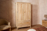 Nkuku Sri Mango Wood Wardrobe Natural