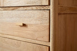Nkuku Sri Mango Wood Wardrobe Natural