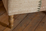 Nkuku Zairya Jute & Cotton Armchair Natural & Rust