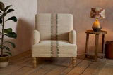 Nkuku Zairya Jute & Cotton Armchair Natural & Rust