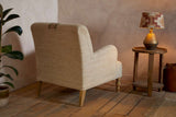 Nkuku Zairya Jute & Cotton Armchair Natural & Rust