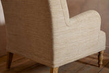 Nkuku Zairya Jute & Cotton Armchair Natural & Rust