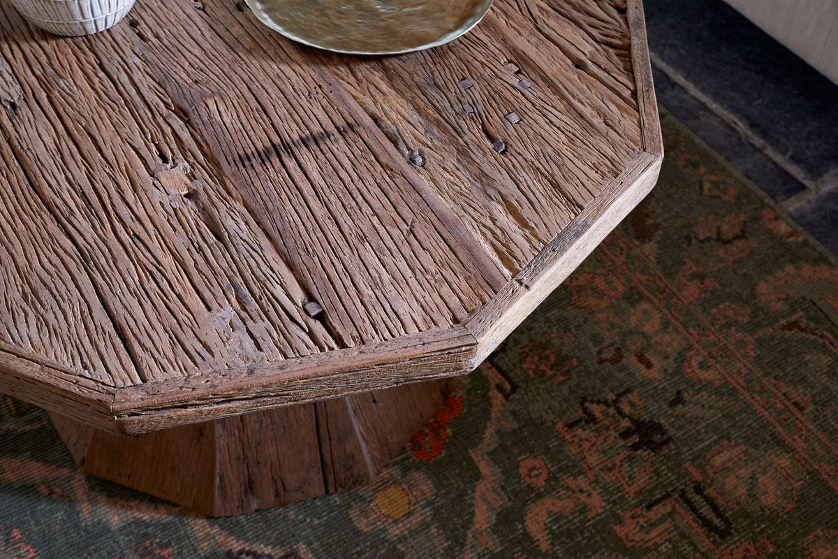 Nkuku Juhi Reclaimed Wood Coffee Table Natural