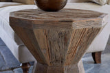 Nkuku Juhi Reclaimed Wood Side Table Natural