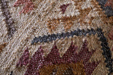 Nkuku Barir Kilm Upholstered Pouf Multi