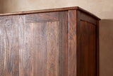Nkuku Anbu Acacia Wardrobe Washed Walnut