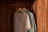 Nkuku Anbu Acacia Wardrobe Washed Walnut