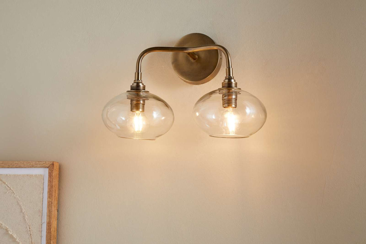 Nkuku Otoro Double Wall Light Clear