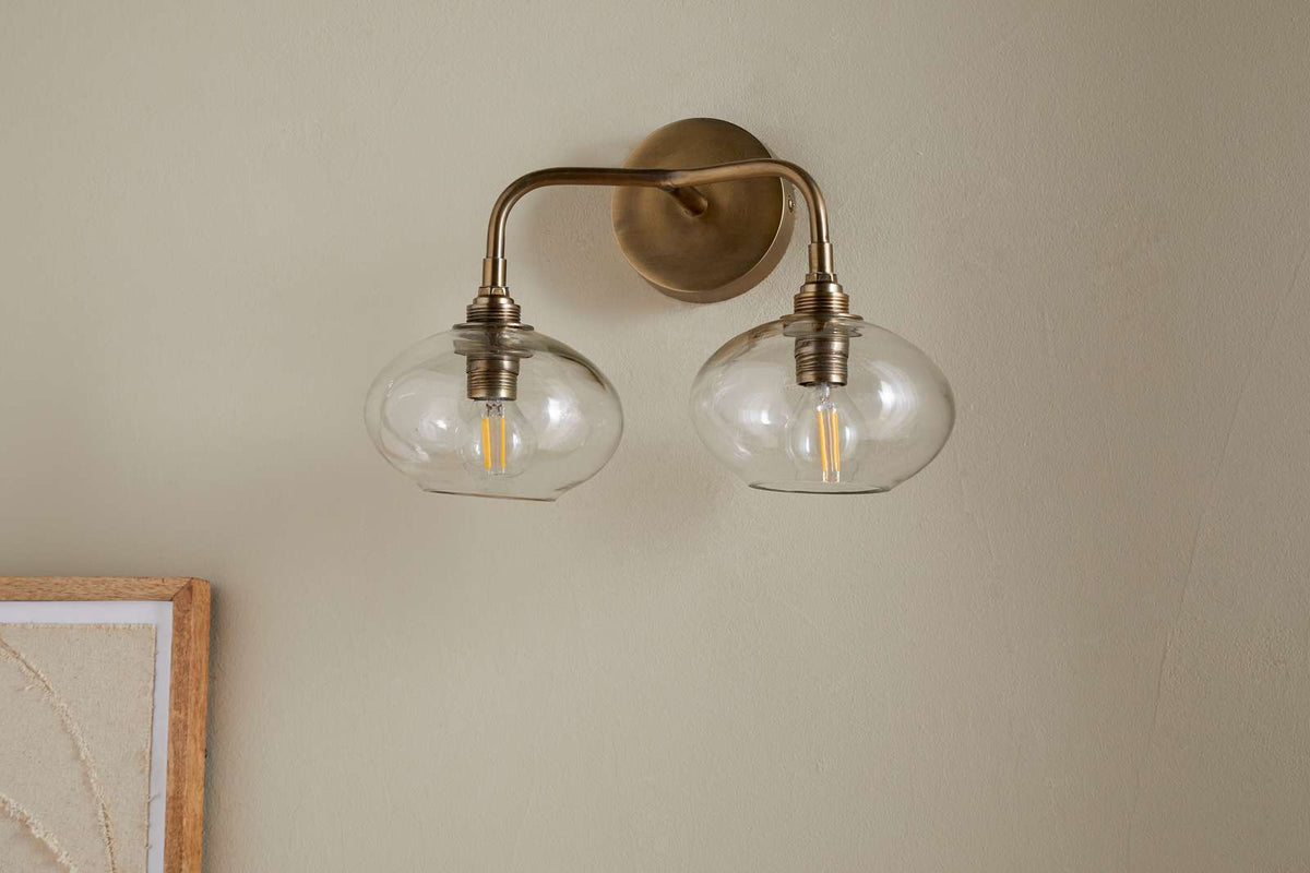 Nkuku Otoro Double Wall Light Clear