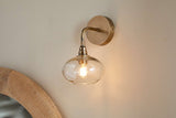 Nkuku Otoro Recycled Glass Wall Light Clear