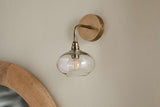 Nkuku Otoro Recycled Glass Wall Light Clear