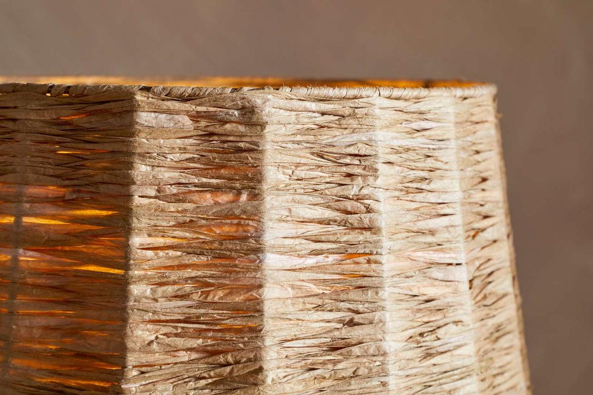 Nkuku Jiji Woven Raffia Lampshade Natural Medium