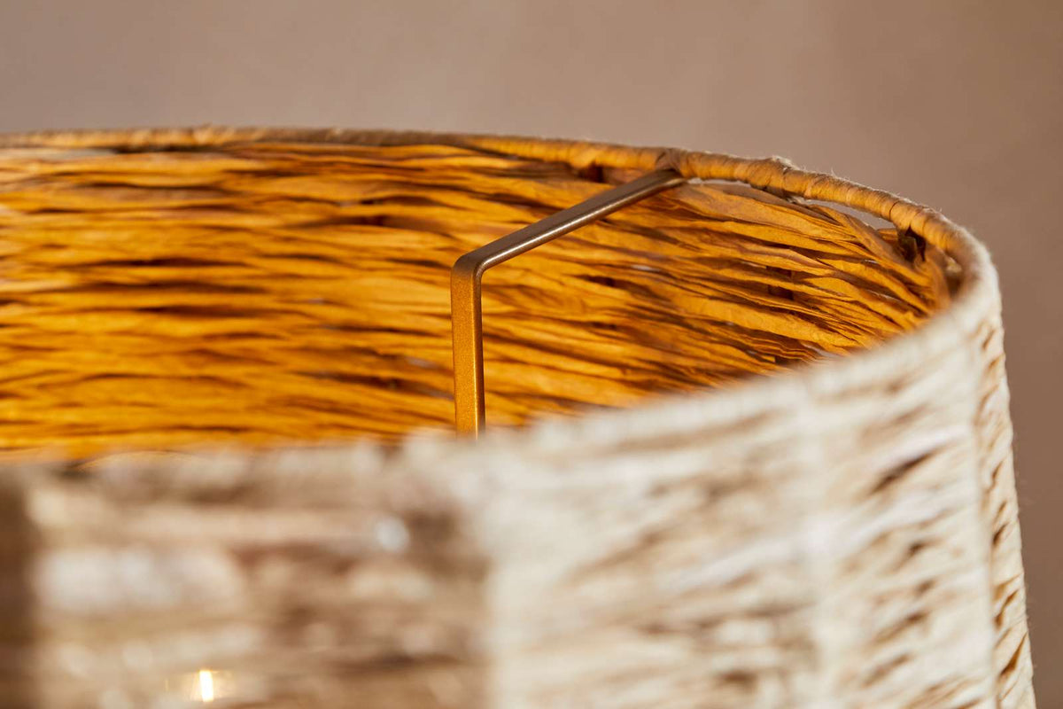 Nkuku Jiji Woven Raffia Lampshade Natural Medium