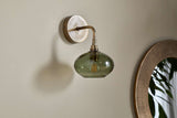 Nkuku Otoro Recycled Glass Wall Lamp Green