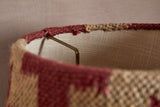 Nkuku Kaadu Jute Kilim Lampshade Rust & Natural Medium