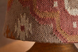 Nkuku Yatra Jute Kilim Lampshade Rust & Natural Large