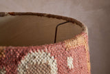 Nkuku Yatra Jute Kilim Lampshade Rust & Natural Large