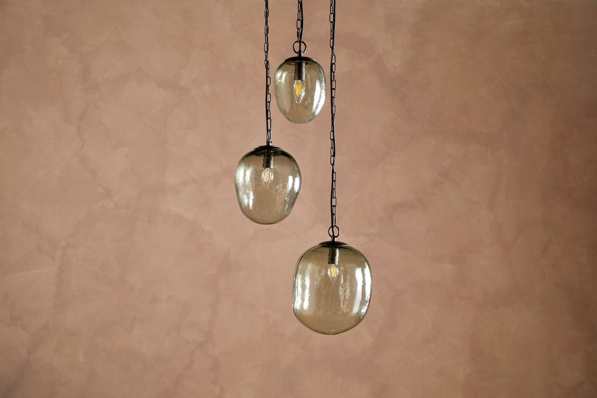 Nkuku Sanvika Organic Cluster Pendant Green