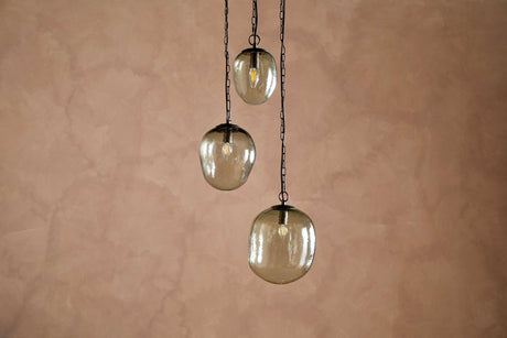 Nkuku Sanvika Organic Cluster Pendant Green