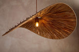 Nkuku Essubi Raffia Organic Weave Pendant Natural