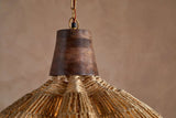 Nkuku Tudai Woven Jute Pendant Natural Large