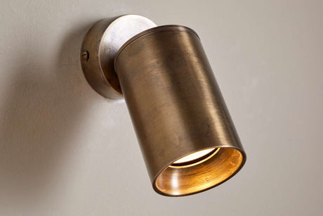 Nkuku Boni Directional Spot Light Aged Antique Brass