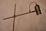 Nkuku Thenkara Directional Floor Lamp Antique Brass