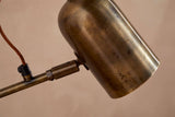 Nkuku Thenkara Directional Floor Lamp Antique Brass