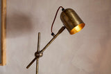 Nkuku Thenkara Directional Desk Lamp Antique Brass