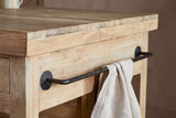 Nkuku Tivu Reclaimed Wood Kitchen Island Natural