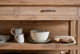 Nkuku Tivu Reclaimed Wood Kitchen Island Natural