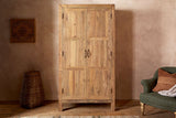 Nkuku Iya Reclaimed Wood Wardrobe Natural