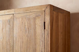 Nkuku Iya Reclaimed Wood Wardrobe Natural