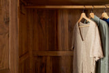Nkuku Iya Reclaimed Wood Wardrobe Natural