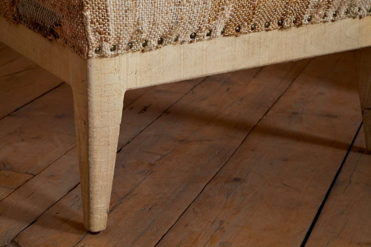 Nkuku Chhavi Kilim Upholstered Armchair Multi