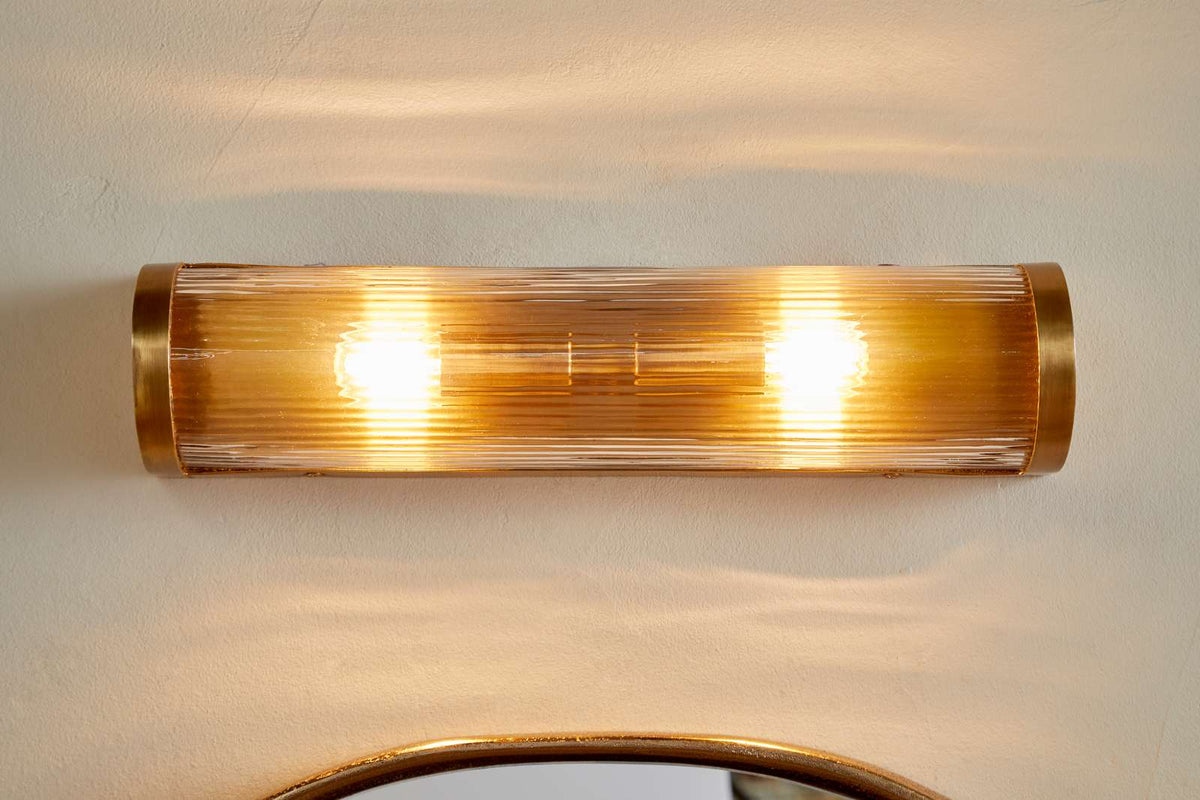 Nkuku Akurdi Bathroom Mirror Light Clear