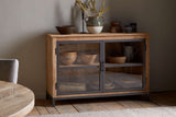 Nkuku Nirvi Mango Wood & Iron Sideboard Black