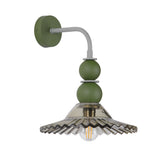 David Hunt Nueva Wall Light Moss Glass and Sage